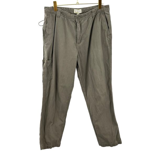 Ocean + Coast Khaki Pants Mens sz 38 x 30‎ Preowned Green Straight Leg - Picture 1 of 9